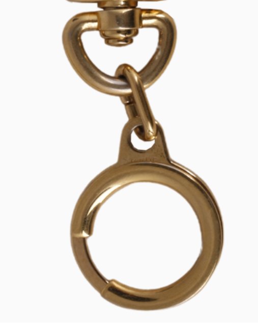 Chaveiro Louis Vuitton Original Pochette Extender Dourado Feminino